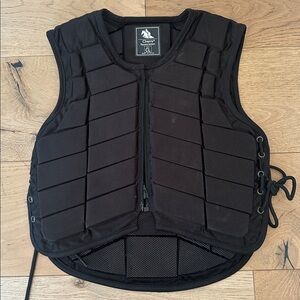 Chans Equestrian Black Protective Vest